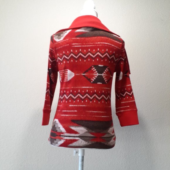 L-RL Ralph Lauren Active 3/4 Zip Top - Picture 7 of 16